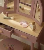 Wooden Dressing Table – Pink – Essentials - Image 3