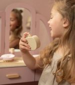 Wooden Dressing Table – Pink – Essentials - Image 7