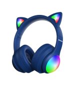 Kiddoboo Delulu Bluetooth Headphones DiscoBeats Blue