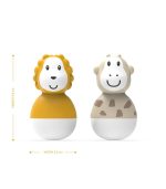 Bathtime Wobblers Lion & Giraffe - Image 3