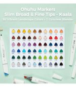 Ohuhu Oahu 160 Colors Dual Tips Alcohol Art Markers, Fine & Chisel - Image 5