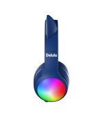 Kiddoboo Delulu Bluetooth Headphones DiscoBeats Blue - Image 2