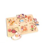 Hape 2 Layer-Knob Puzzle