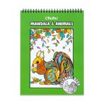 Ohuhu Double-Sided Bleedproof Coloring Book , Animals & Mandala
