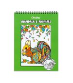 Ohuhu Double-Sided Bleedproof Coloring Book , Animals & Mandala