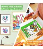 Ohuhu Double-Sided Bleedproof Coloring Book , Animals & Mandala - Image 4