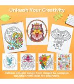 Ohuhu Double-Sided Bleedproof Coloring Book , Animals & Mandala - Image 5