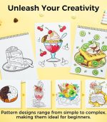 Ohuhu Double-Sided Bleedproof Coloring Book , Enjoy The Sweet Moment - Image 6