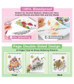 Ohuhu Double-Sided Bleedproof Coloring Book , My Simple Pleasure - Image 4