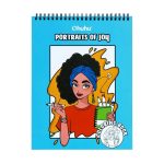 Ohuhu Double-Sided Bleedproof Coloring Book , Portraits Of Joy