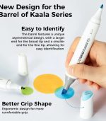 Ohuhu Kaala Slim Broad and Fine Dual Tips Alcohol Art Markers-24 Color Skin Tone - Image 6