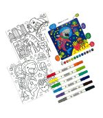 Colortopia Color By Number Paint Marker Kit - Epic Adventures - Image 3