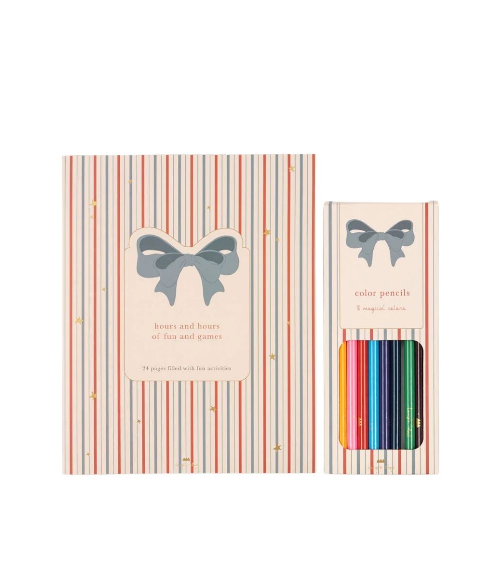 252 Activity Book With Color Pencils, Multi - Image 1