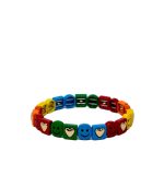 Mamacita x The Wonder Room Smiley Heart Tile Bracelet, Multicolor - Image 3
