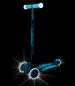 Globber Scooter Elite Glow Lights Petrol Blue - Image 2