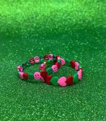 Mamacita Heart Me Tile Bracelet, Pink/Green/Red - Image 3