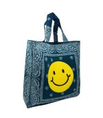 Mamacita Smiley Bandana Tote Bag, Green