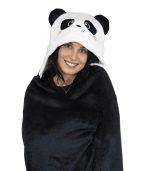 Panda Hooded Blanket - Cosy Hugs - Image 2
