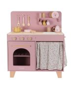 Wooden Play Kitchen - Pink - Essentials
