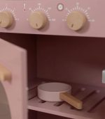 Wooden Play Kitchen - Pink - Essentials - Image 7