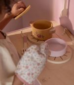 Wooden Play Kitchen - Pink - Essentials - Image 3