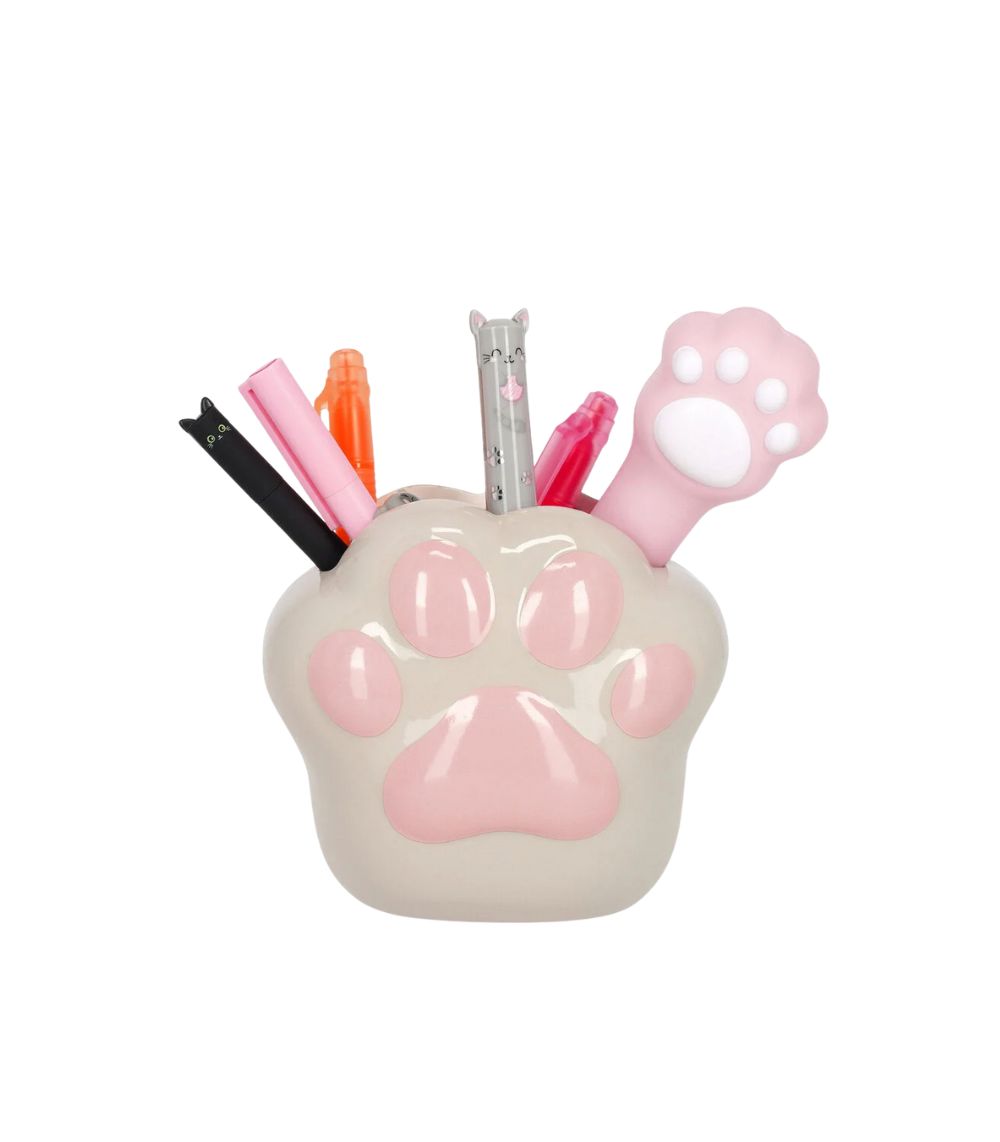 65 Kitty Ceramic Pen Holder - Desk Friends - Image 1