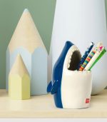Shark Ceramic Pen Holder - Desk Friends - Image 2