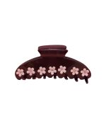 Mocha Daisy Clip