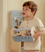 Wooden Toolbox - Blue - Essentials - Image 2