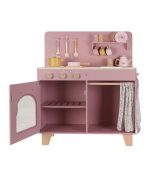 Wooden Play Kitchen - Pink - Essentials - Image 5