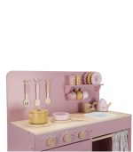 Wooden Play Kitchen - Pink - Essentials - Image 6