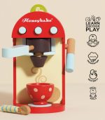 Le Toy Van Wooden Toy Coffee Machine & Cup - Image 3