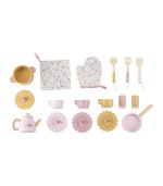 Wooden Play Kitchen - Pink - Essentials - Image 4