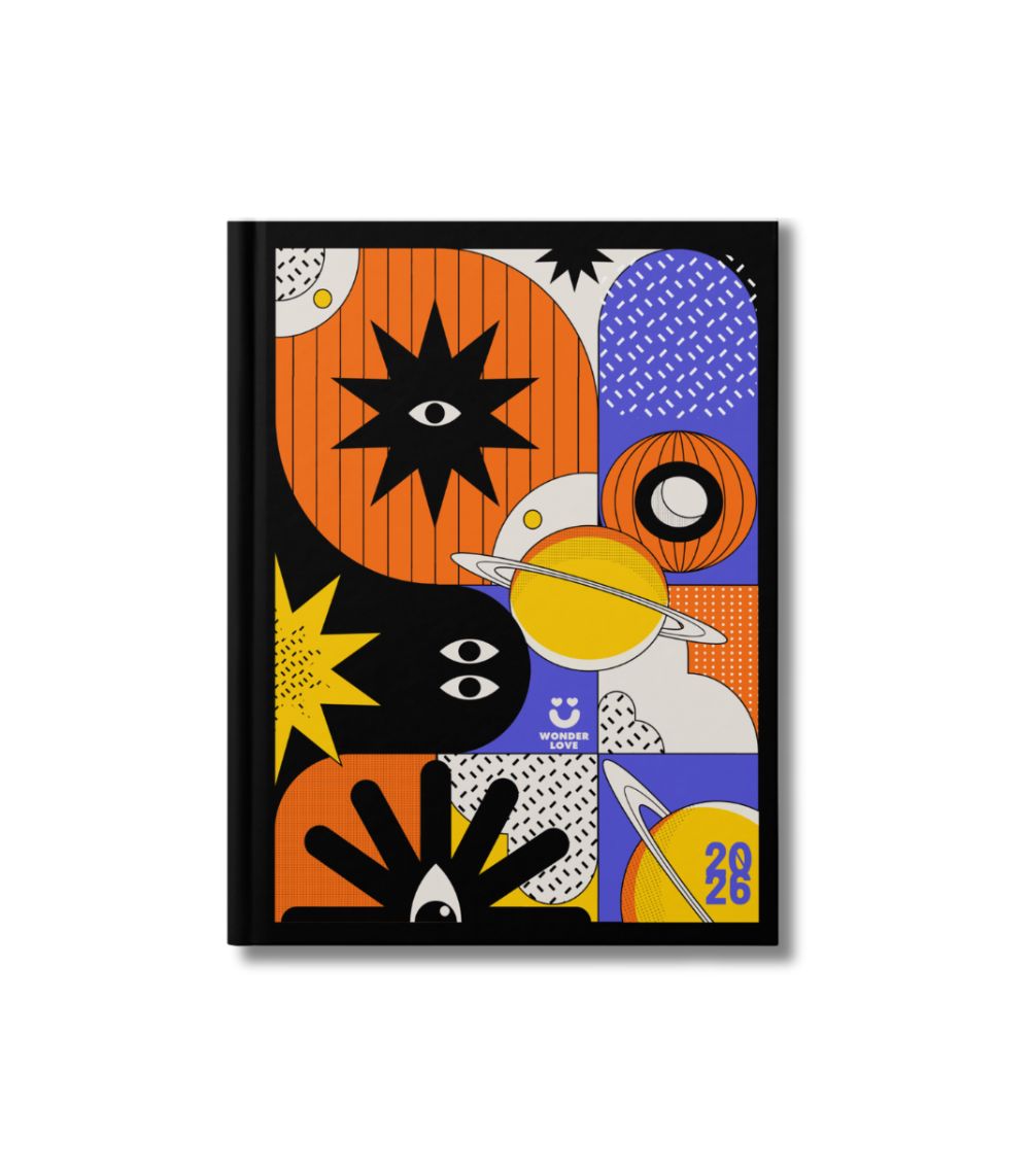 WonderLove Planner 2025-2026 The Cosmic Chaos 2026 Planner - Image 1