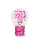 Love is in the Air Lightbulb - Shaped Table Lamp
