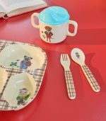 Baby Dinner Set - Brown - Nathalie Lete Vol. 2 Print - Giftbox - Image 4