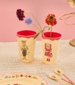 Tall Cup - Red - Nathalie Lete Vol. 2 Print - 2-pack - Image 2
