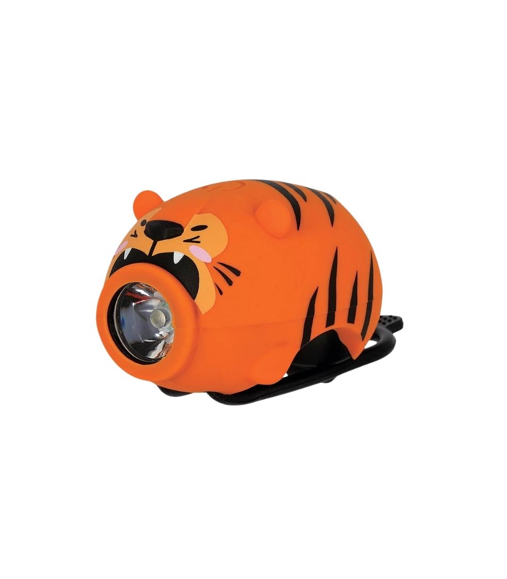 126 Rechargeable Front Bicycle Light With Bell - Tiger - Image 1