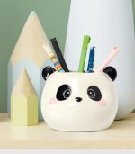 Panda Ceramic Pen Holder - Desk Friends - Image 2