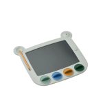 Venzora LCD Drawing Board With Stamps, Dove Blue Multi Mix
