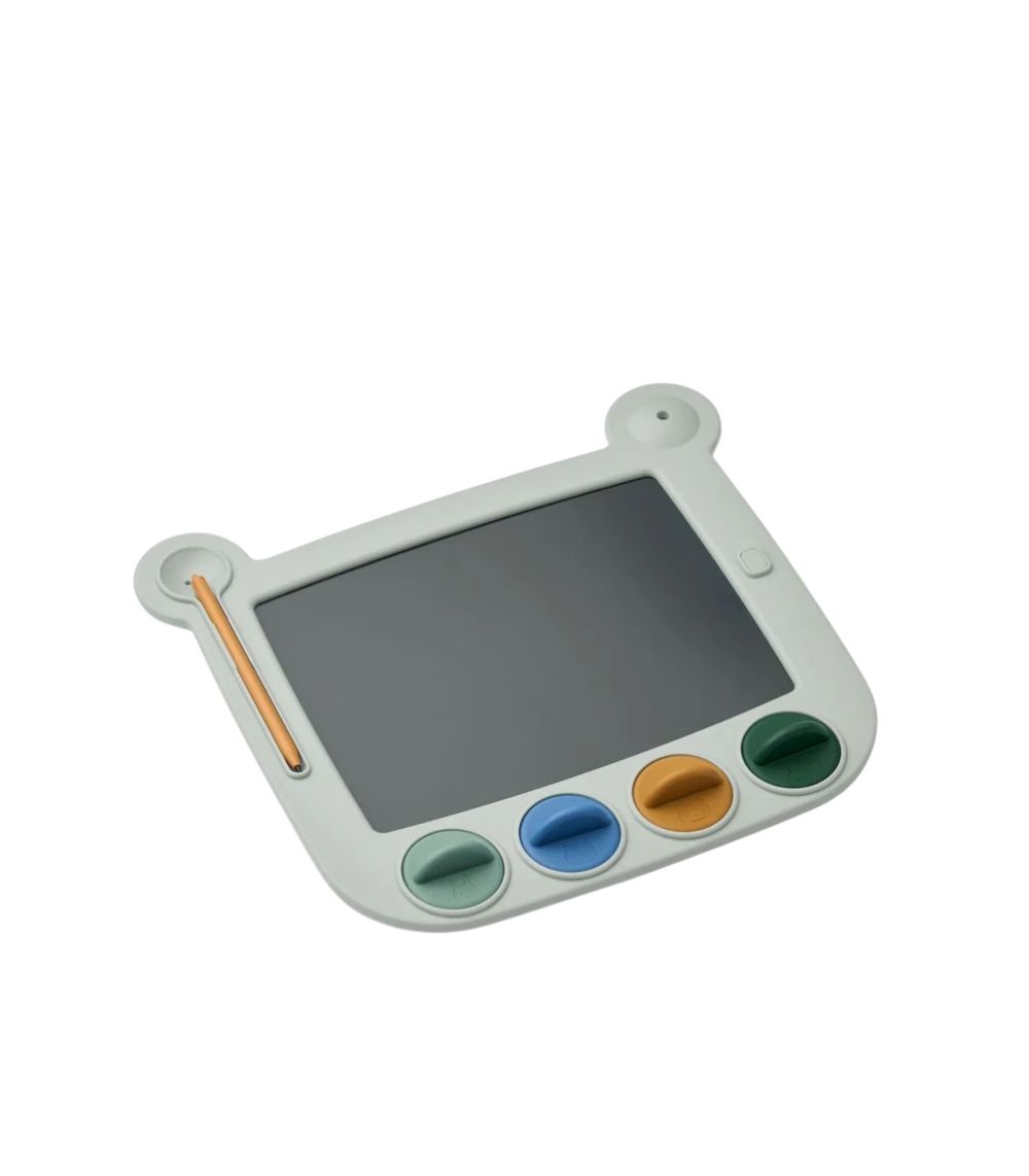 155 Venzora LCD Drawing Board With Stamps, Dove Blue Multi Mix - Image 1