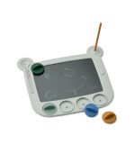 Venzora LCD Drawing Board With Stamps, Dove Blue Multi Mix - Image 2