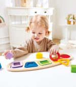Hape Colour & Shape Sorting Puzzle - Image 2