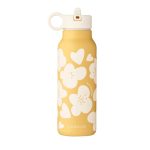 Falk Water Bottle 350ml, Flower/Lemon Yellow