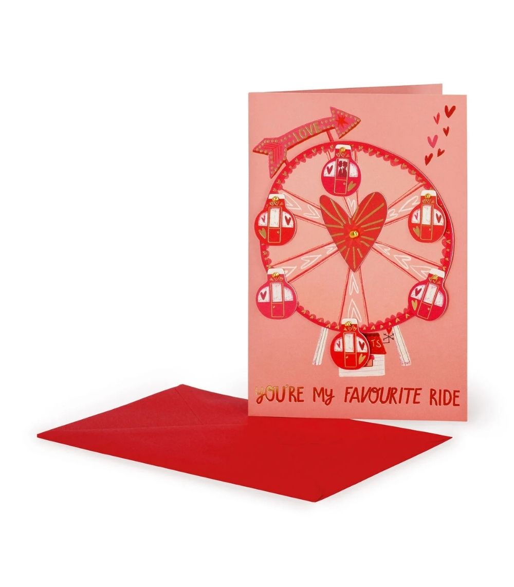 22 Love Wheel Greeting Card With Application - Image 1