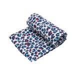 Blue Leopard Muslin