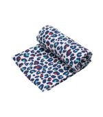 Blue Leopard Muslin