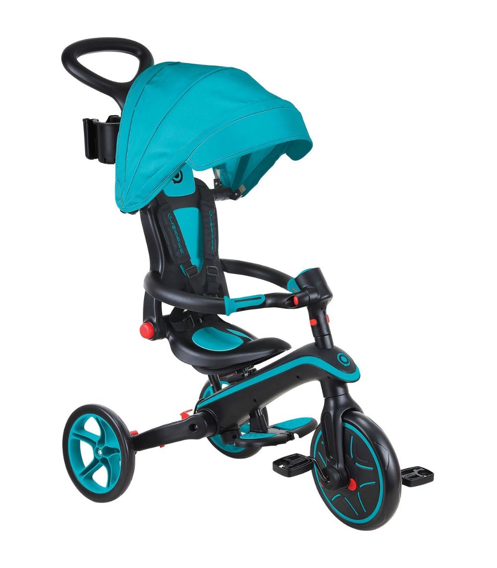 287 Globber Trike Explorer Foldable 4 in 1 Teal - Image 1