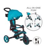 Globber Trike Explorer Foldable 4 in 1 Teal - Image 10