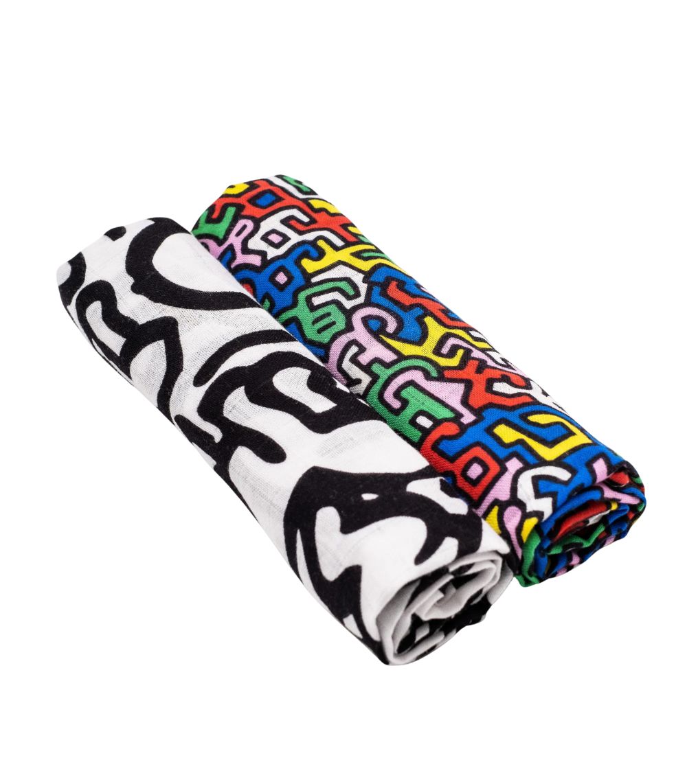 29 Keith Haring 2-Pack Muslin Squares - Image 1